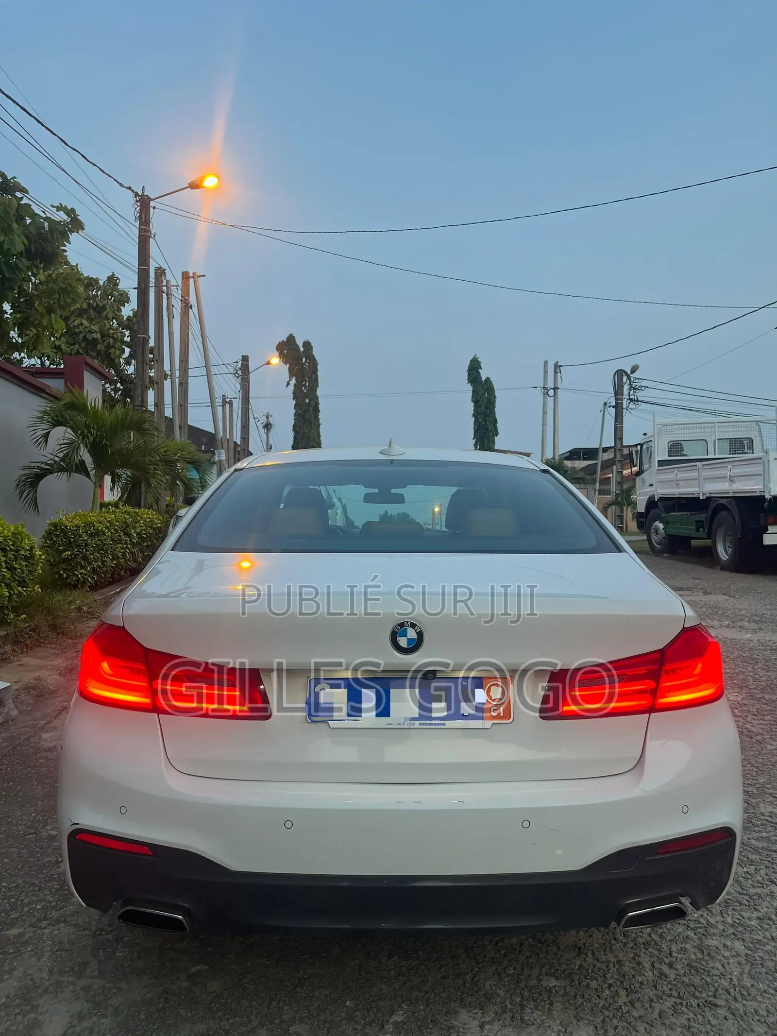 BMW 5 Series G30 530e 2018 Blanc