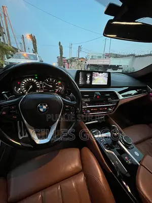 BMW 5 Series G30 530e 2018 Blanc