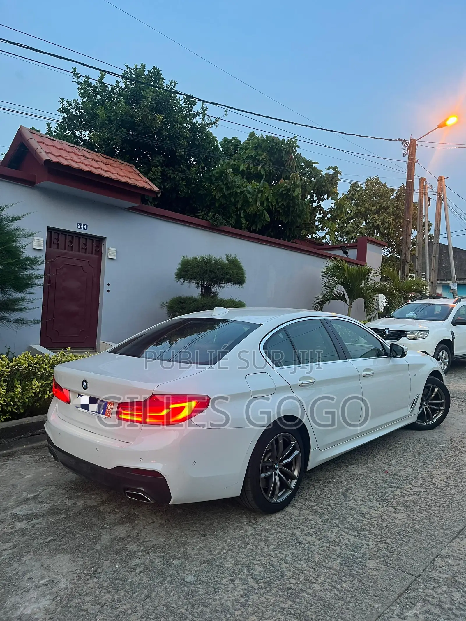 BMW 5 Series G30 530e 2018 Blanc