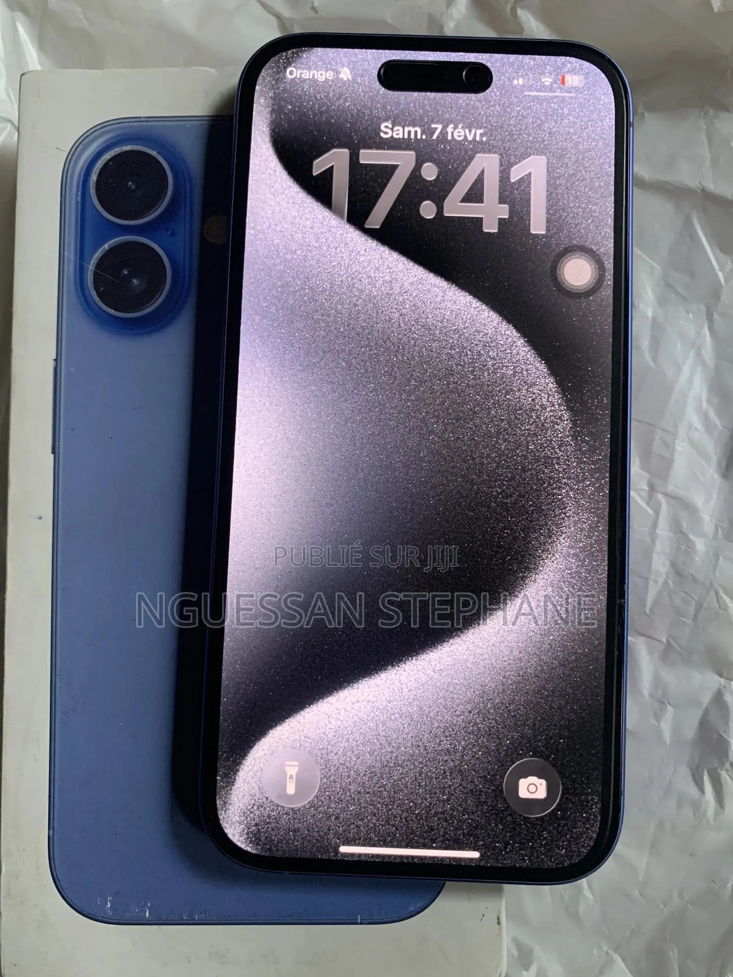 Nouveau Apple iPhone 16 128 GB Bleu