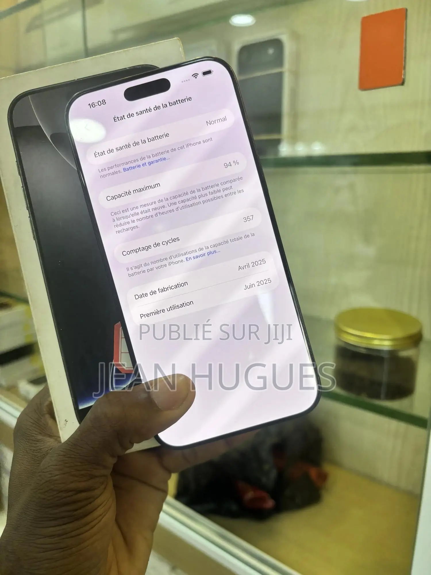 Nouveau Apple iPhone 16 Pro Max 256 GB Noir