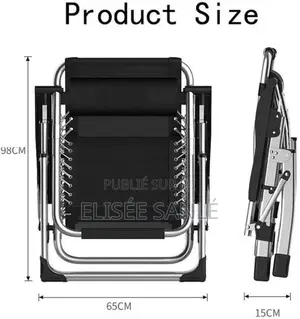 Fauteuil Apesanteur Pliable – Chaise Longue Confort