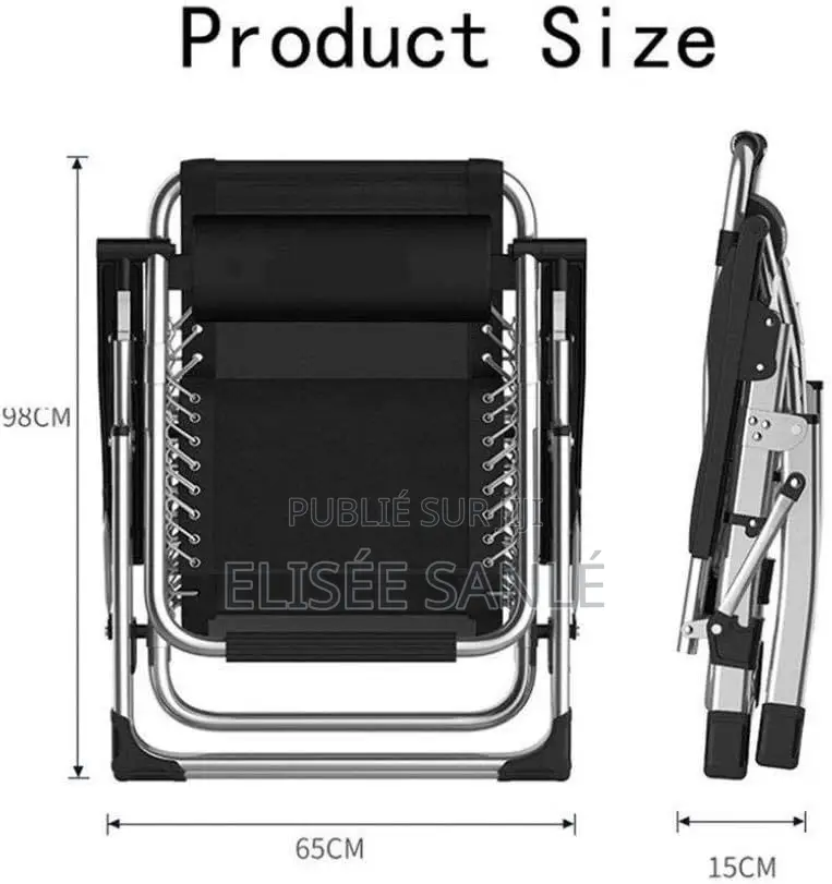 Fauteuil Apesanteur Pliable – Chaise Longue Confort
