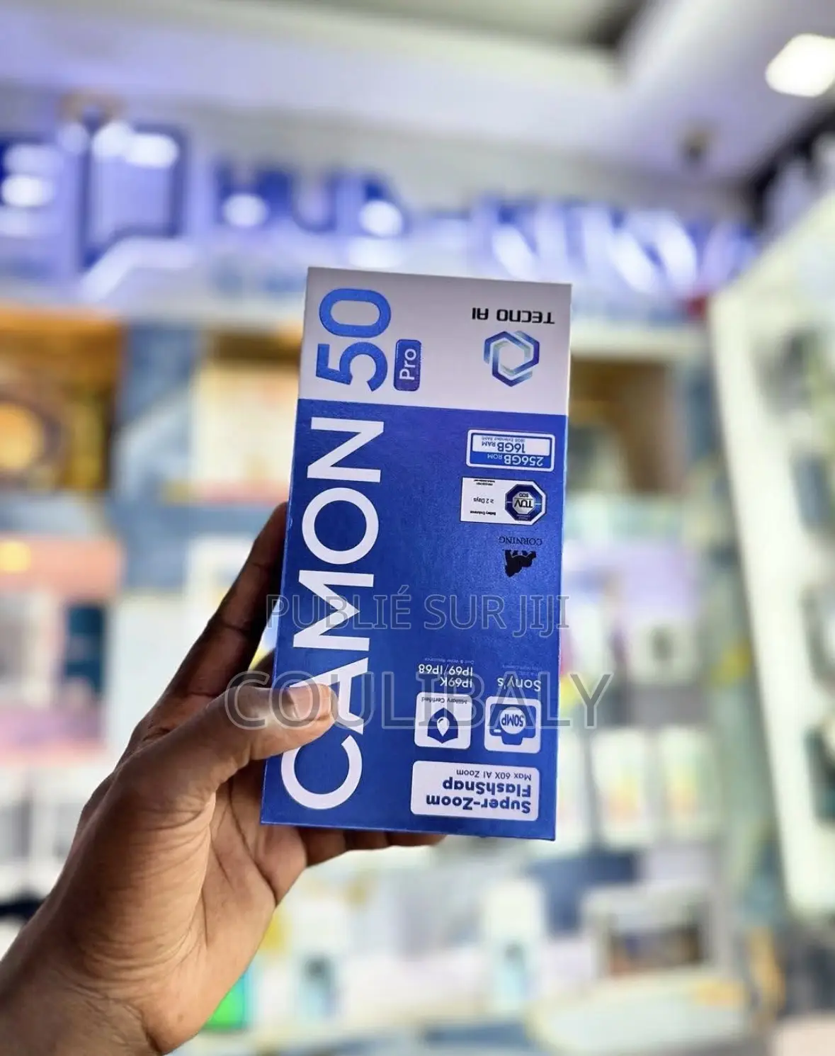 Nouveau Tecno Camon 50 Pro 256 GB Noir