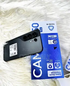 Nouveau Tecno Camon 50 Pro 256 GB Noir