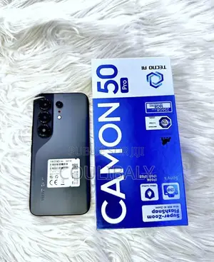 Nouveau Tecno Camon 50 Pro 256 GB Noir