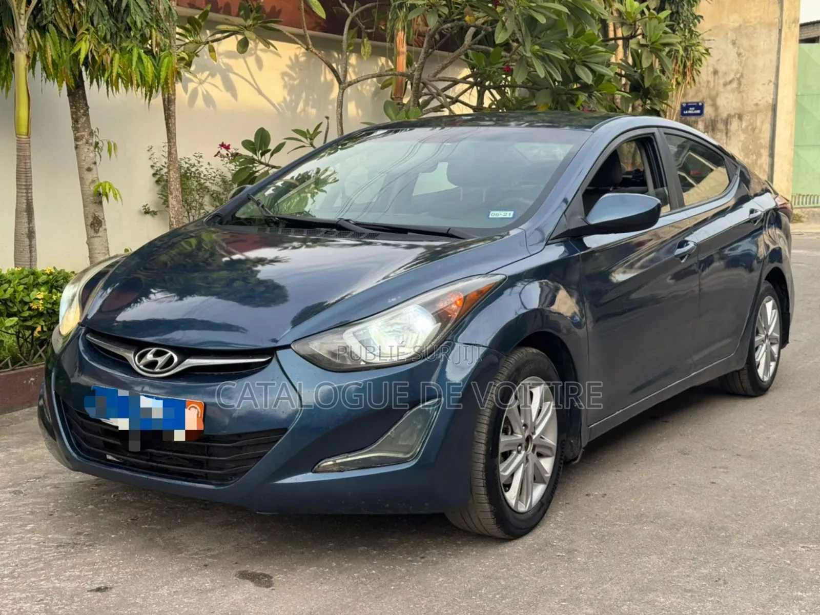 Hyundai Elantra 2016 Bleu