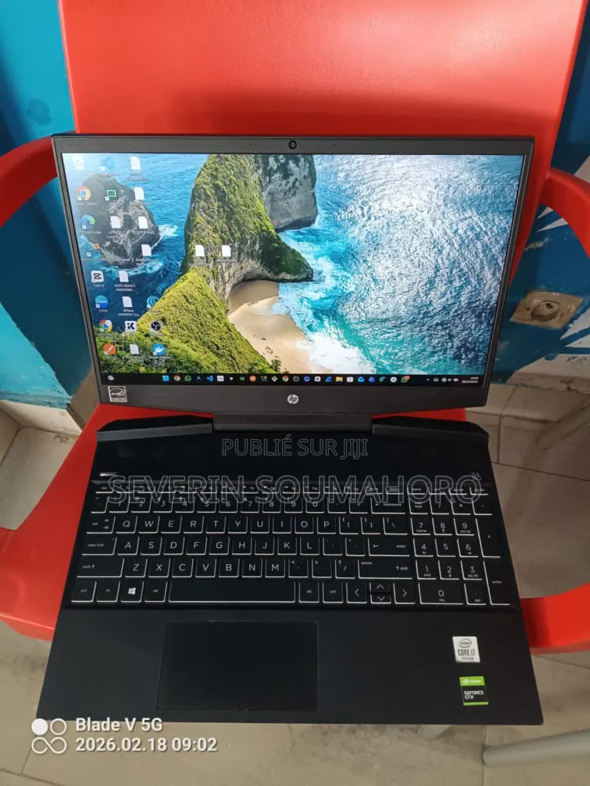 Nouveau HP Pavilion Gaming Laptop 15-dk2xxx 32GB Intel Core i7 512GB