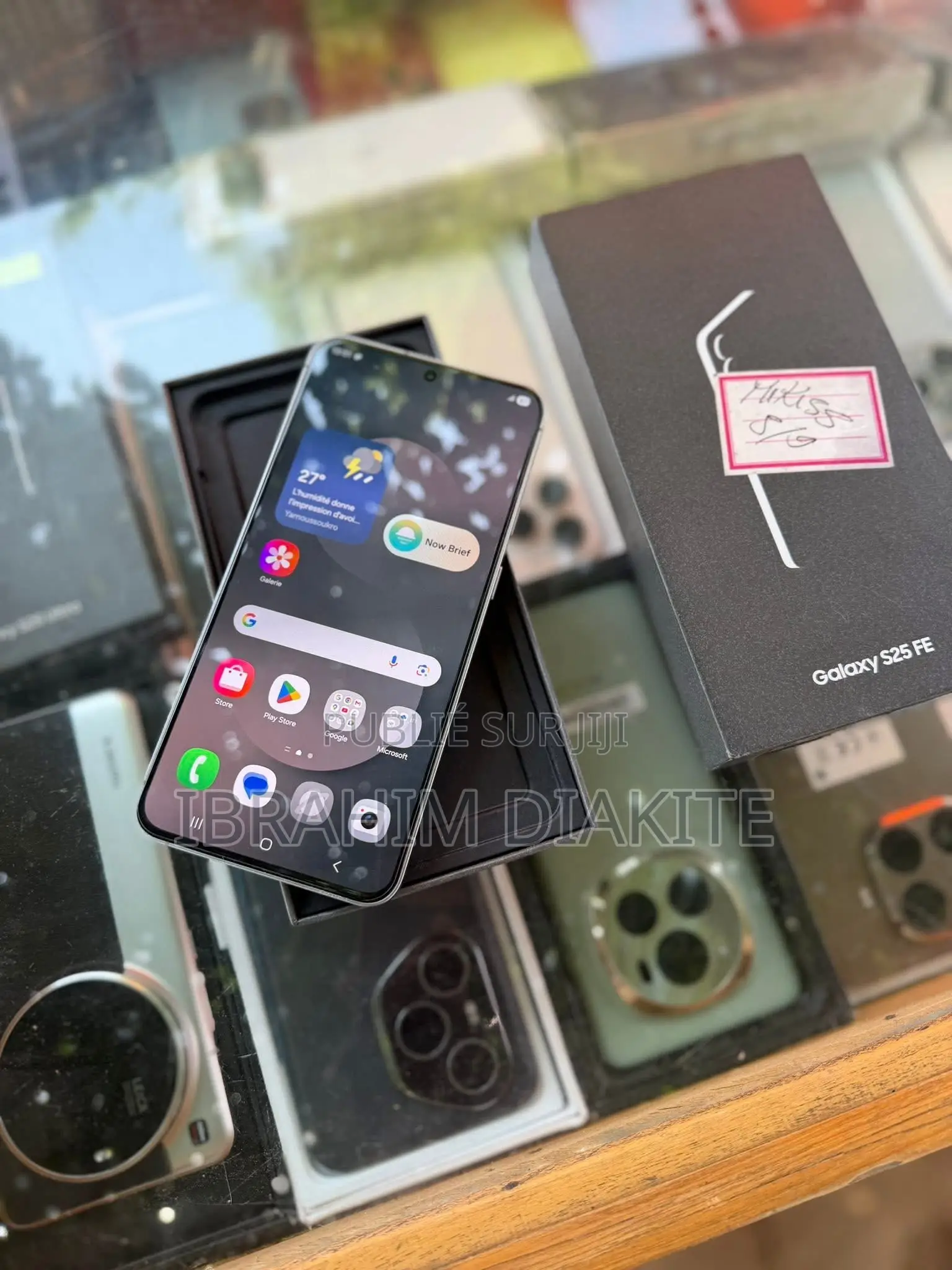 Samsung Galaxy S25 FE 128 GB Noir