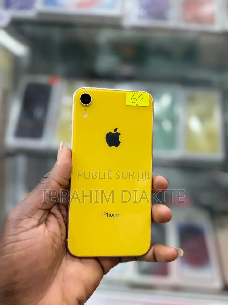 Nouveau Apple iPhone XR 64 GB Jaune