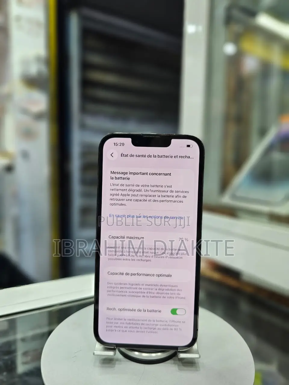 Nouveau Apple iPhone 13 Pro 128 GB Noir