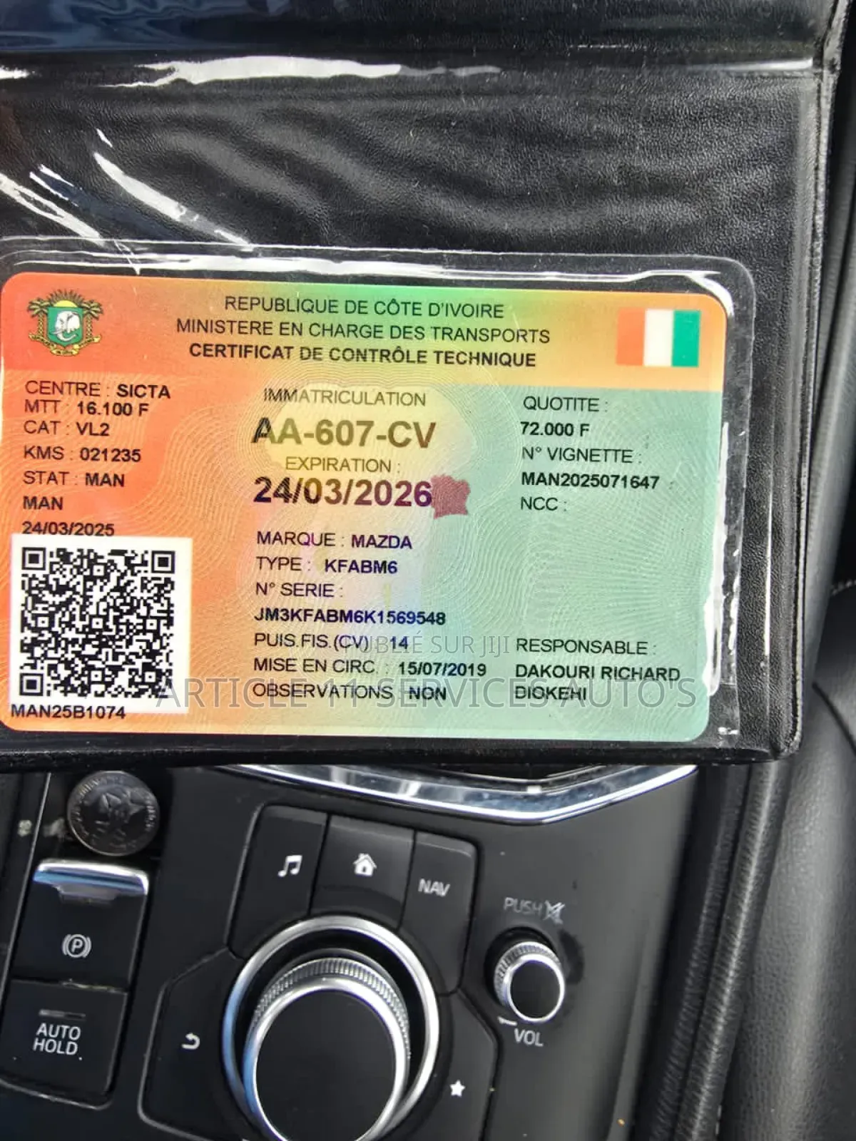 Mazda CX-5 Grand Touring i-ACTIV AWD 2019 Bleu