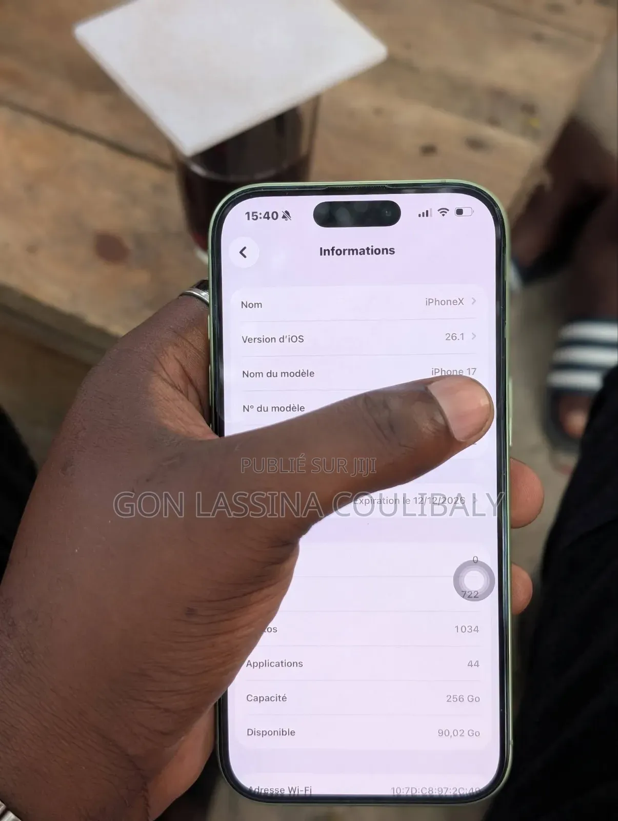 Nouveau Apple iPhone 17 256 GB Vert