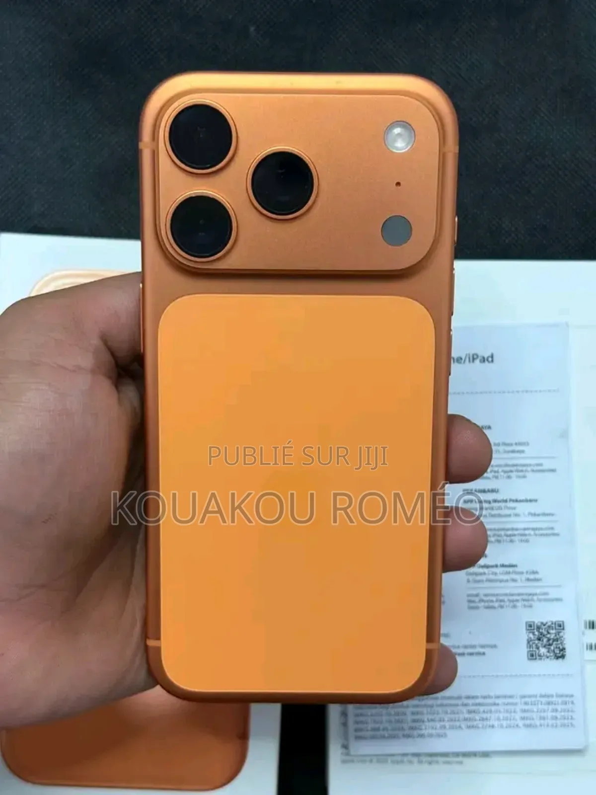 Nouveau Apple iPhone 17 Pro 256 GB Or rose