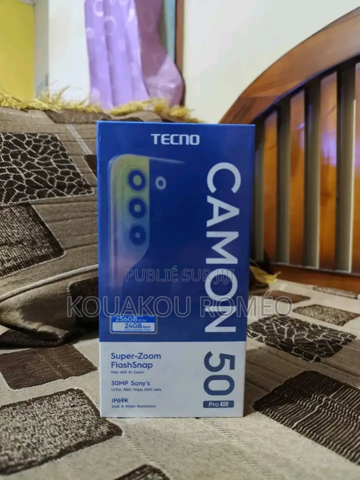 Nouveau Tecno Camon 50 256 GB Argenté