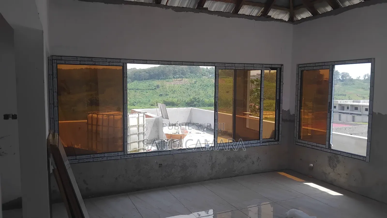 Baie Vitré Inox Balcon Cabine Douche Porte a La Française Fenêtre
