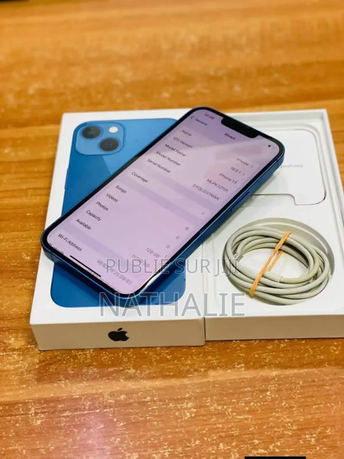 Nouveau Apple iPhone 13 128 GB Bleu