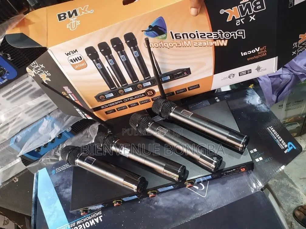 Microphone Sans Fil Professionnel BNK X75 – Nouveau Modèle