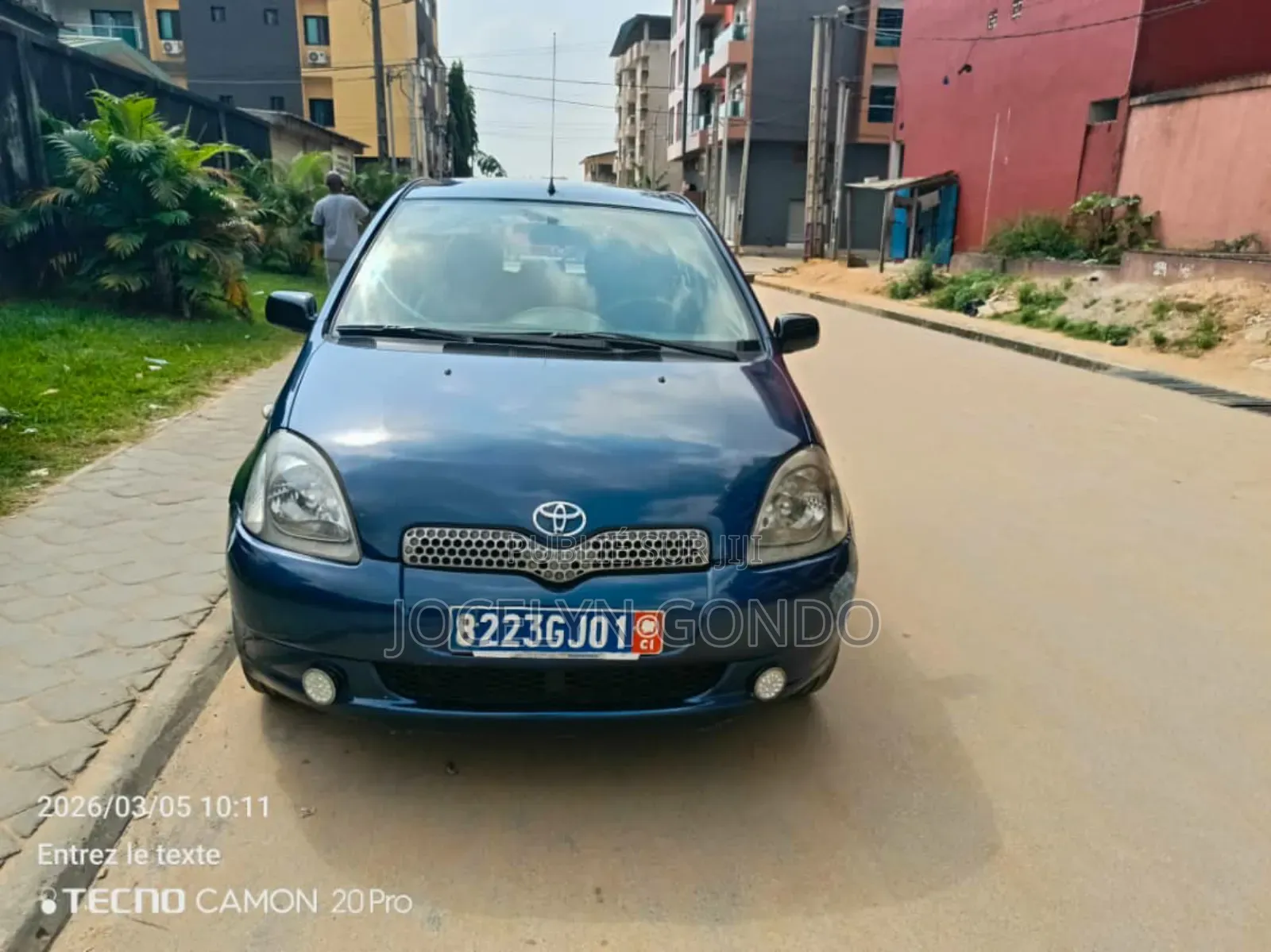 Toyota Yaris 2003 Bleu