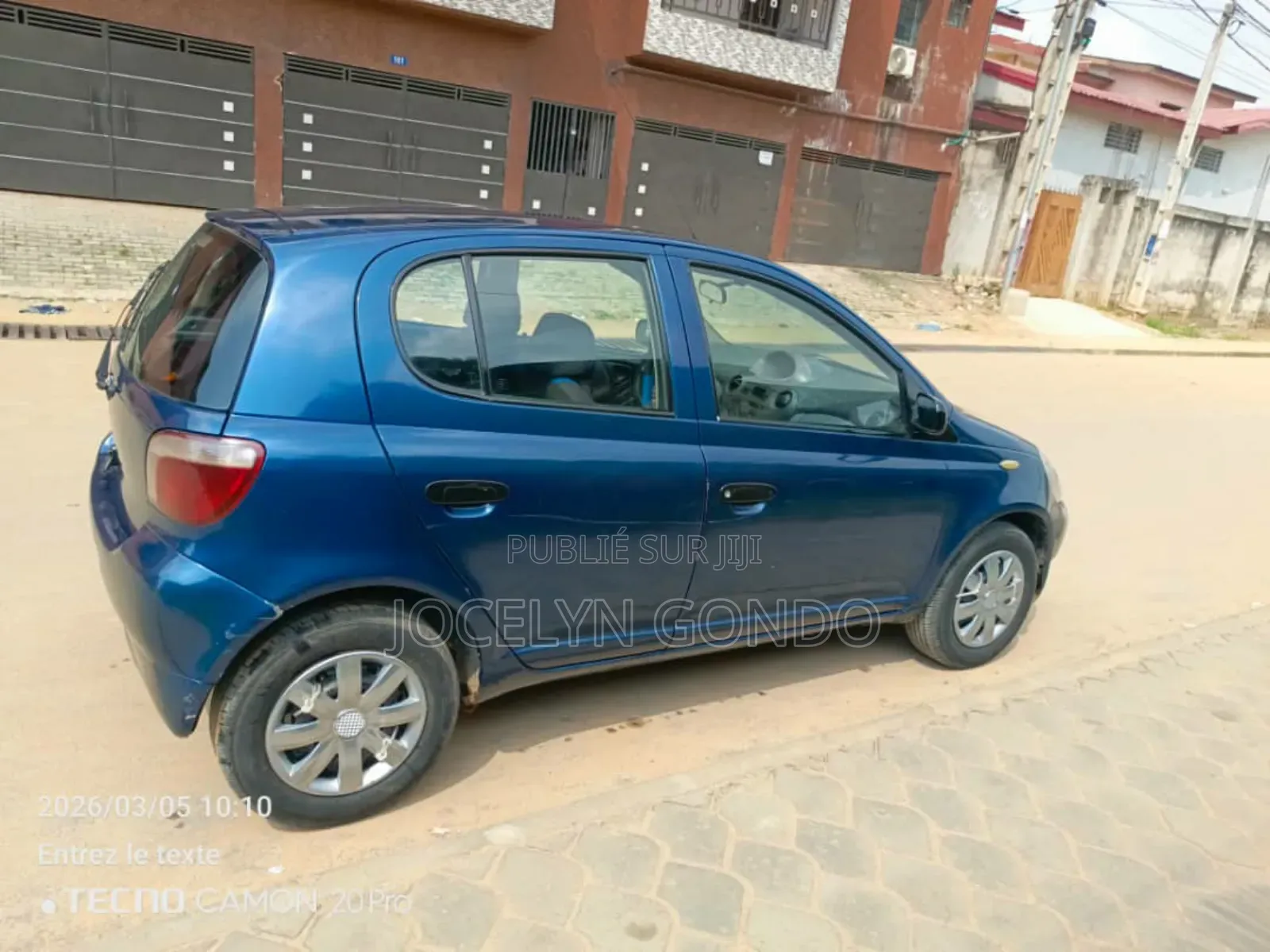 Toyota Yaris 2003 Bleu