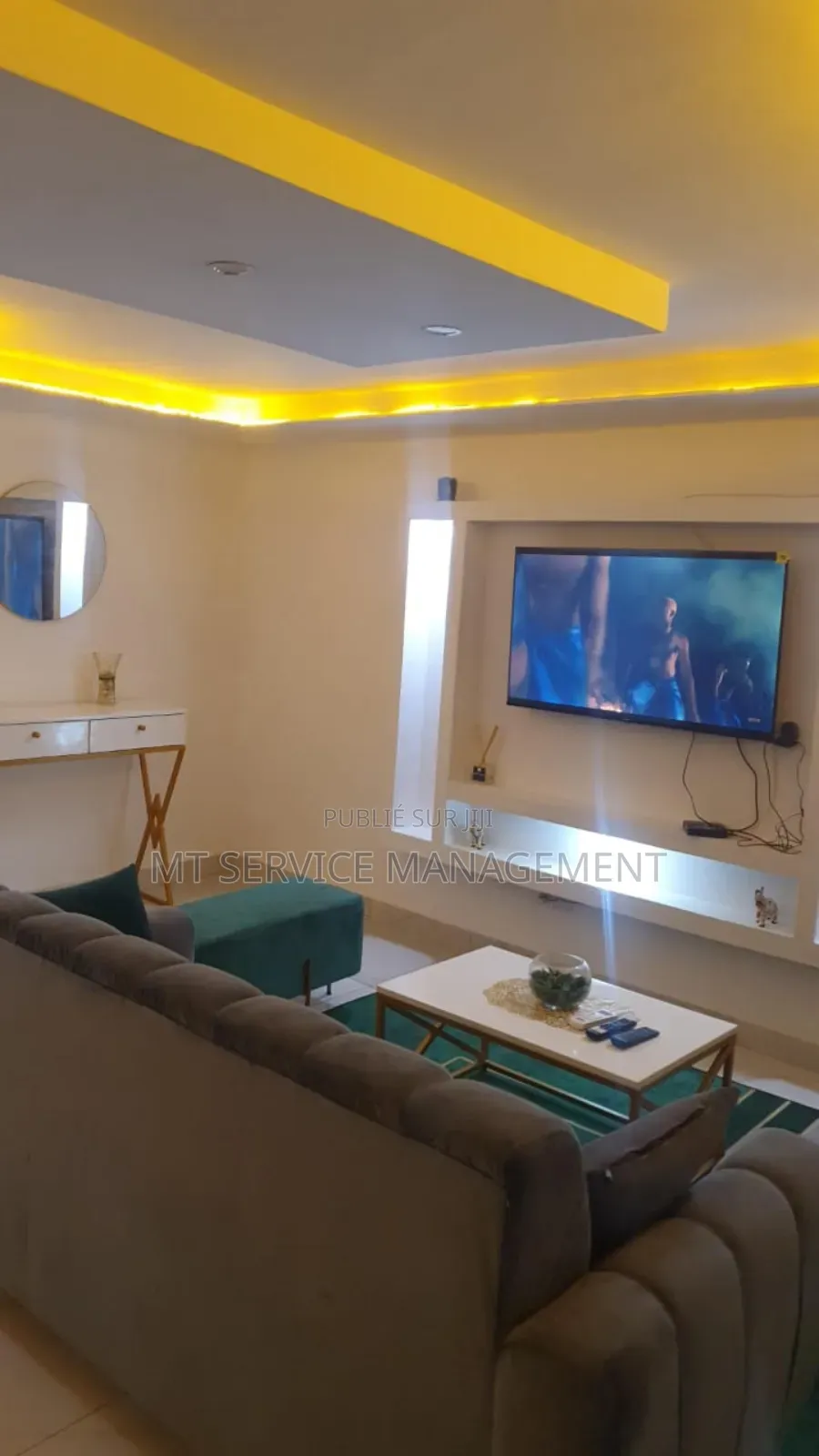 Meublé 1chbre Appartement dans Mt Services Location, Cocody à Louer