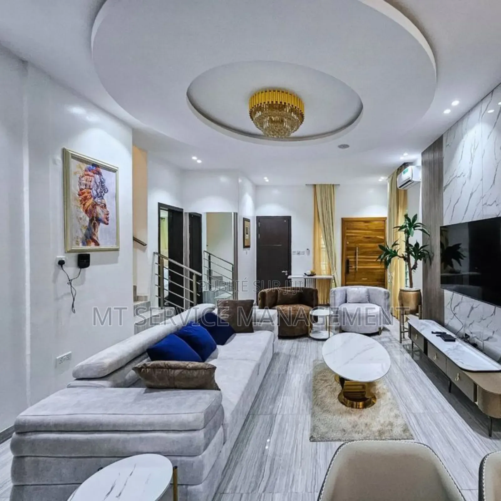 Meublé 1chbre Appartement dans Mt Services Location, Cocody à Louer