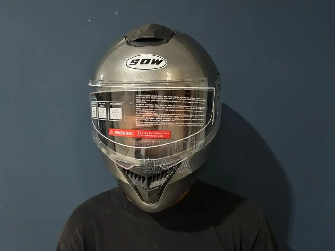 Casque De Moto Modulable