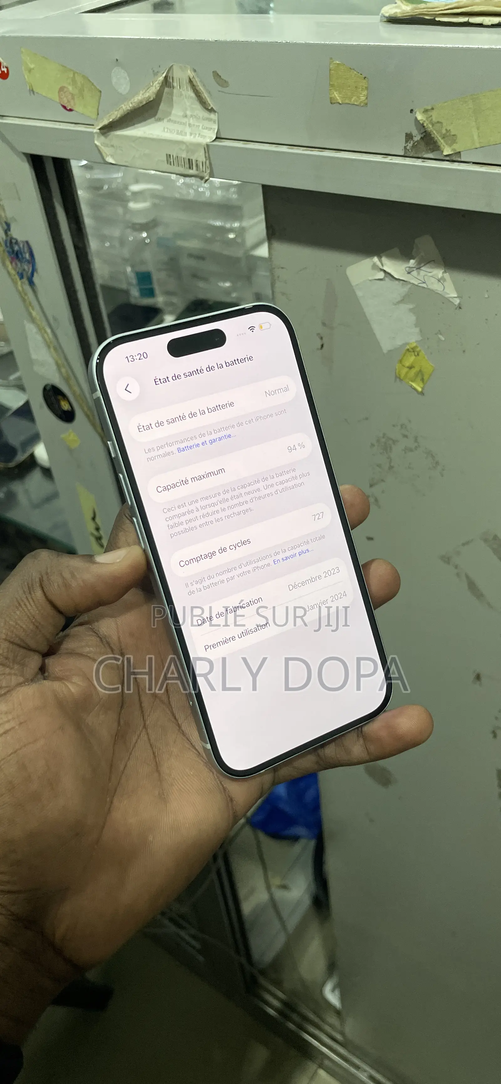 Apple iPhone 15 128 GB Bleu