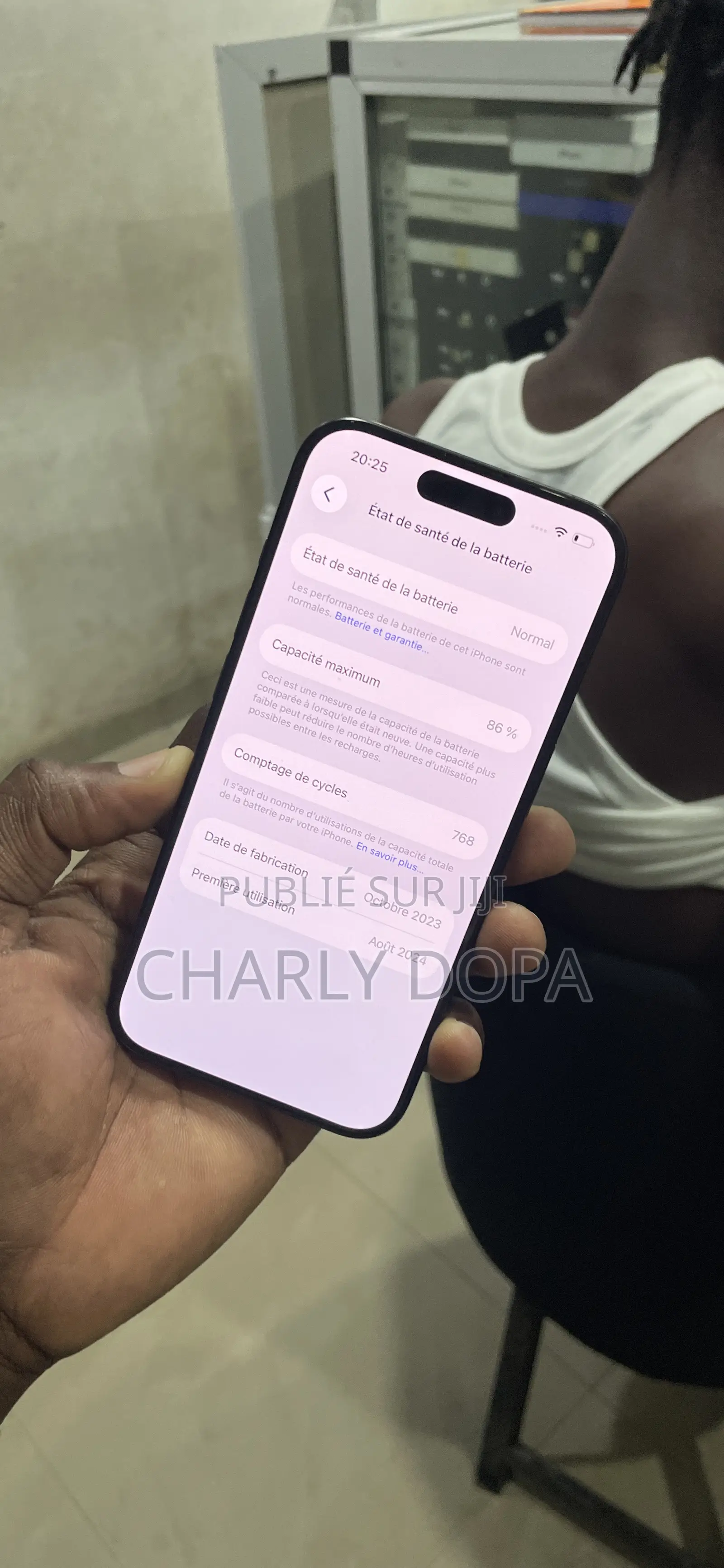 Apple iPhone 15 Pro 128 GB Noir