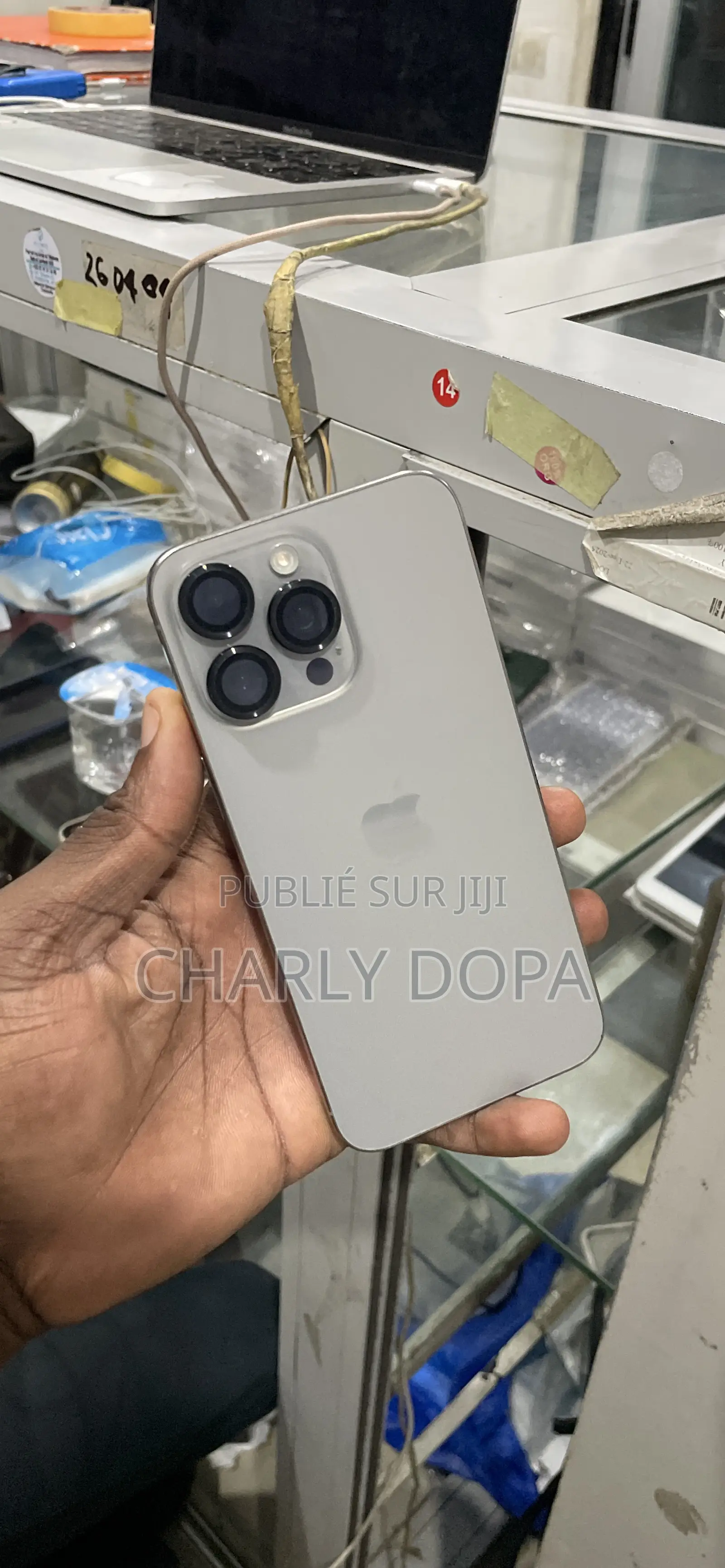 Apple iPhone 15 Pro Max 256 GB Argenté