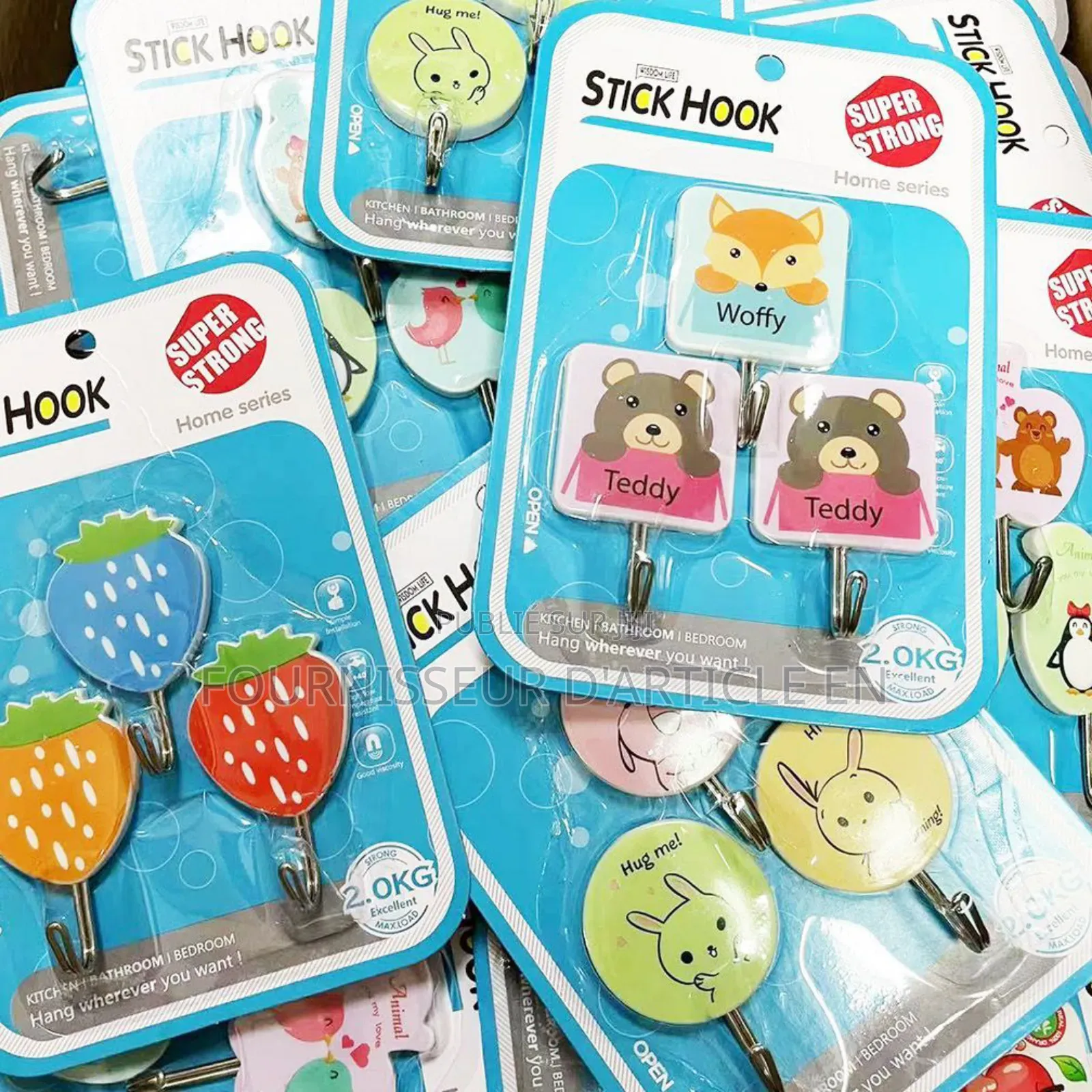 Crochets Adhésifs, Vendu Uniquement en Gros