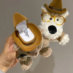 Boîte À Bague Créative en Forme d'Ours en Peluche, Vendu en Gros