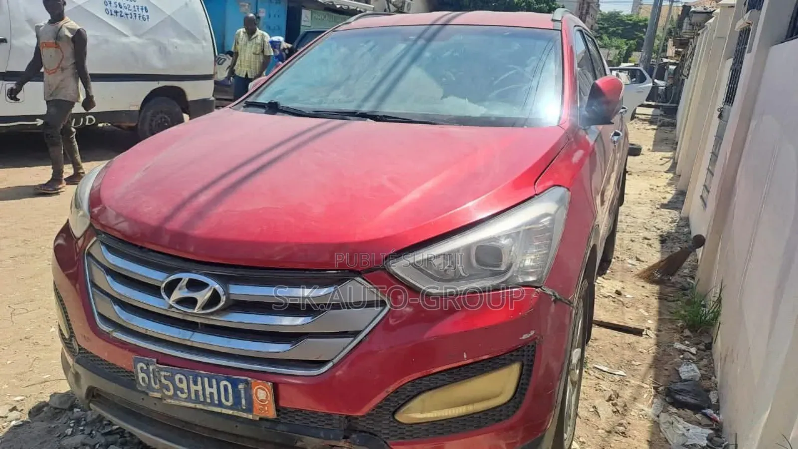 Hyundai Santa Fe 2016 Rouge