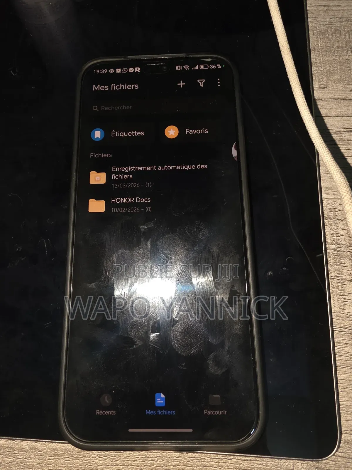 Nouveau Honor X8b 256 GB Noir