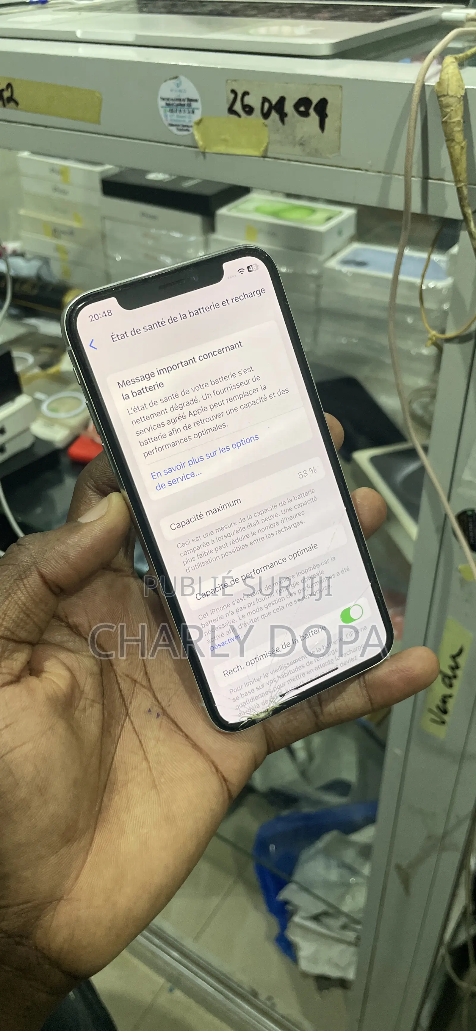 Apple iPhone X 64 GB Blanc
