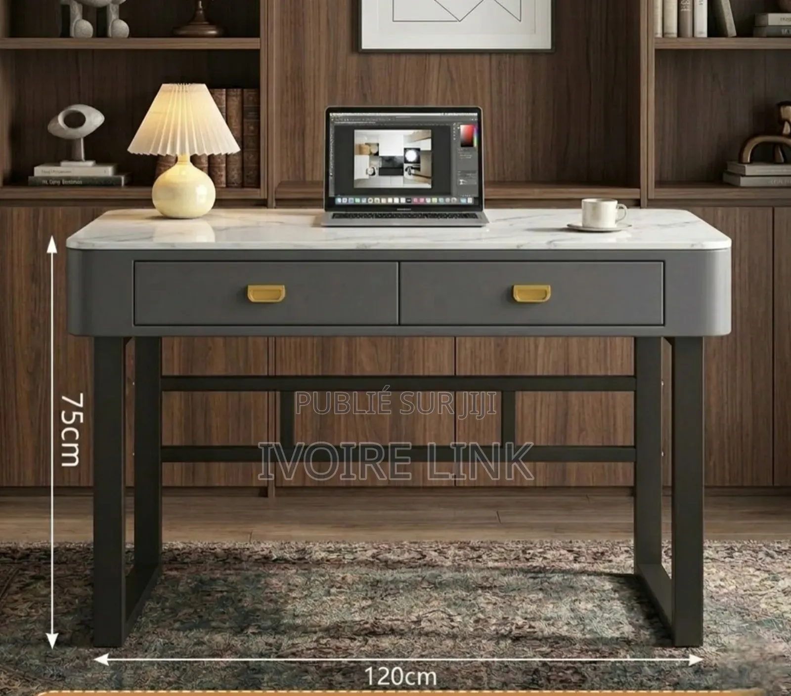 Bureau Moderne Avec Tiroirs – Style Confort