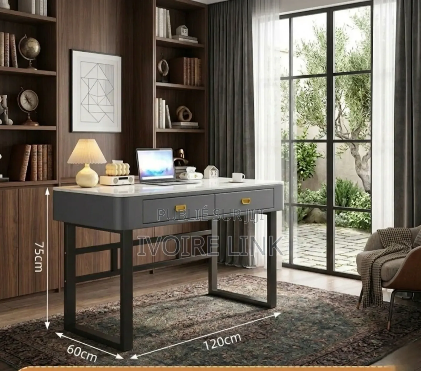 Bureau Moderne Avec Tiroirs – Style Confort