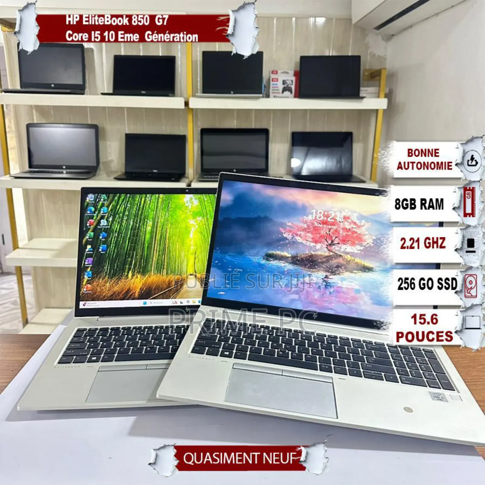 Ordinateur portable HP EliteBook 850 8GB Intel Core i5 SSD 256GB