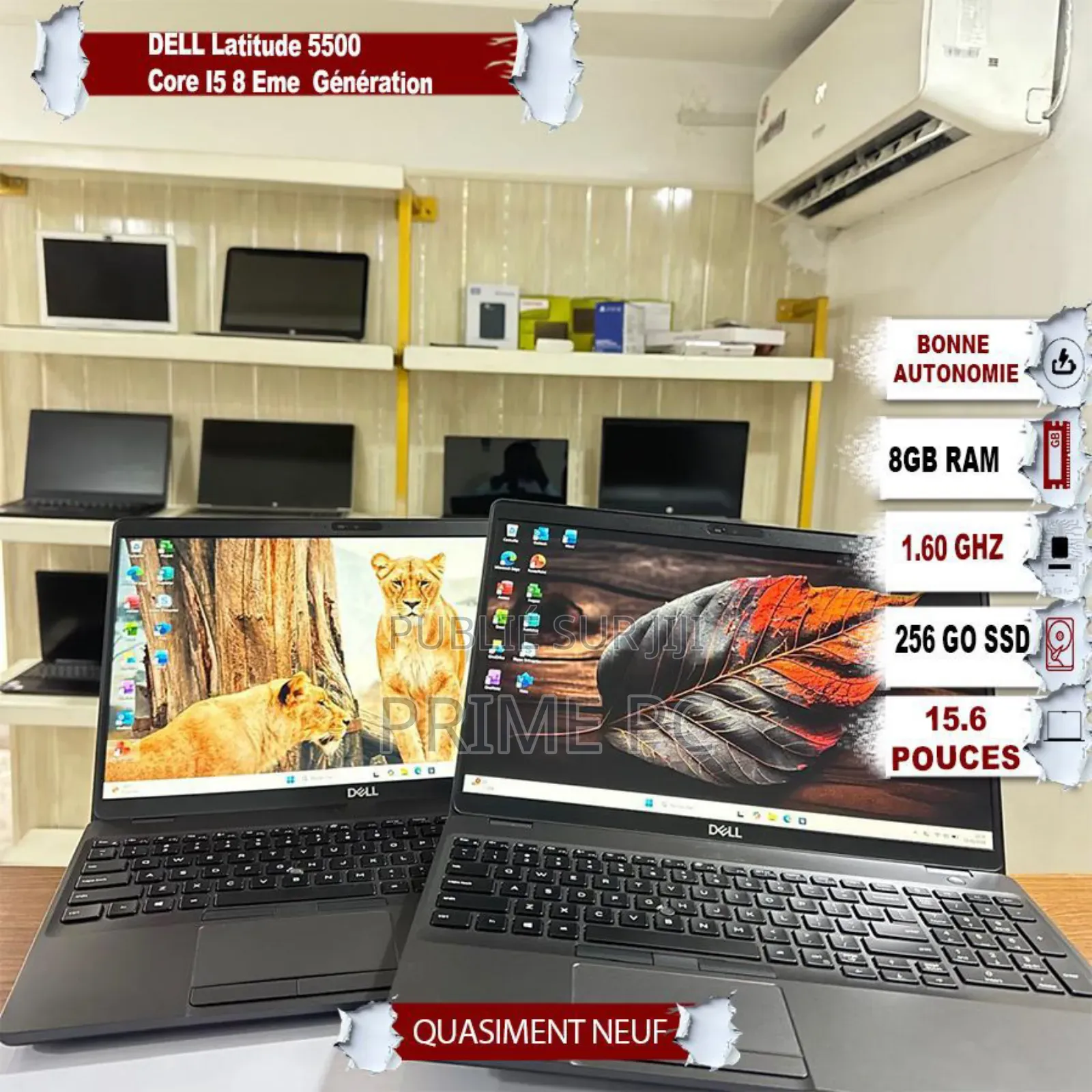 Ordinateur portable Dell Autre 8GB Intel Core i5 SSD 256GB