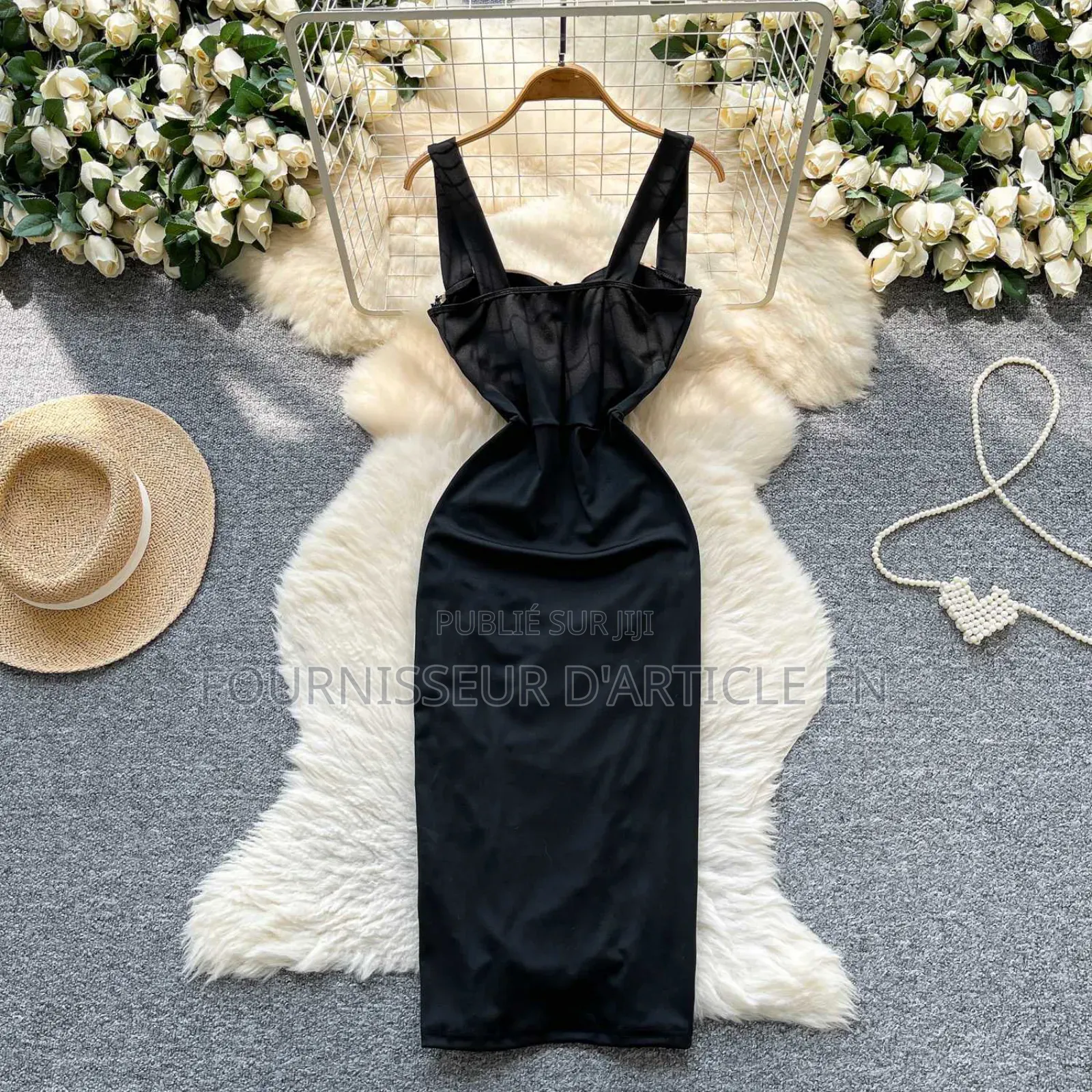 Robe Bustier Dos Nu en Résille