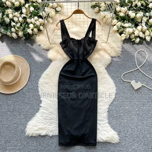 Robe Bustier Dos Nu en Résille