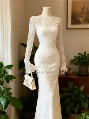 Robe Blanche Unique Et Magnifique