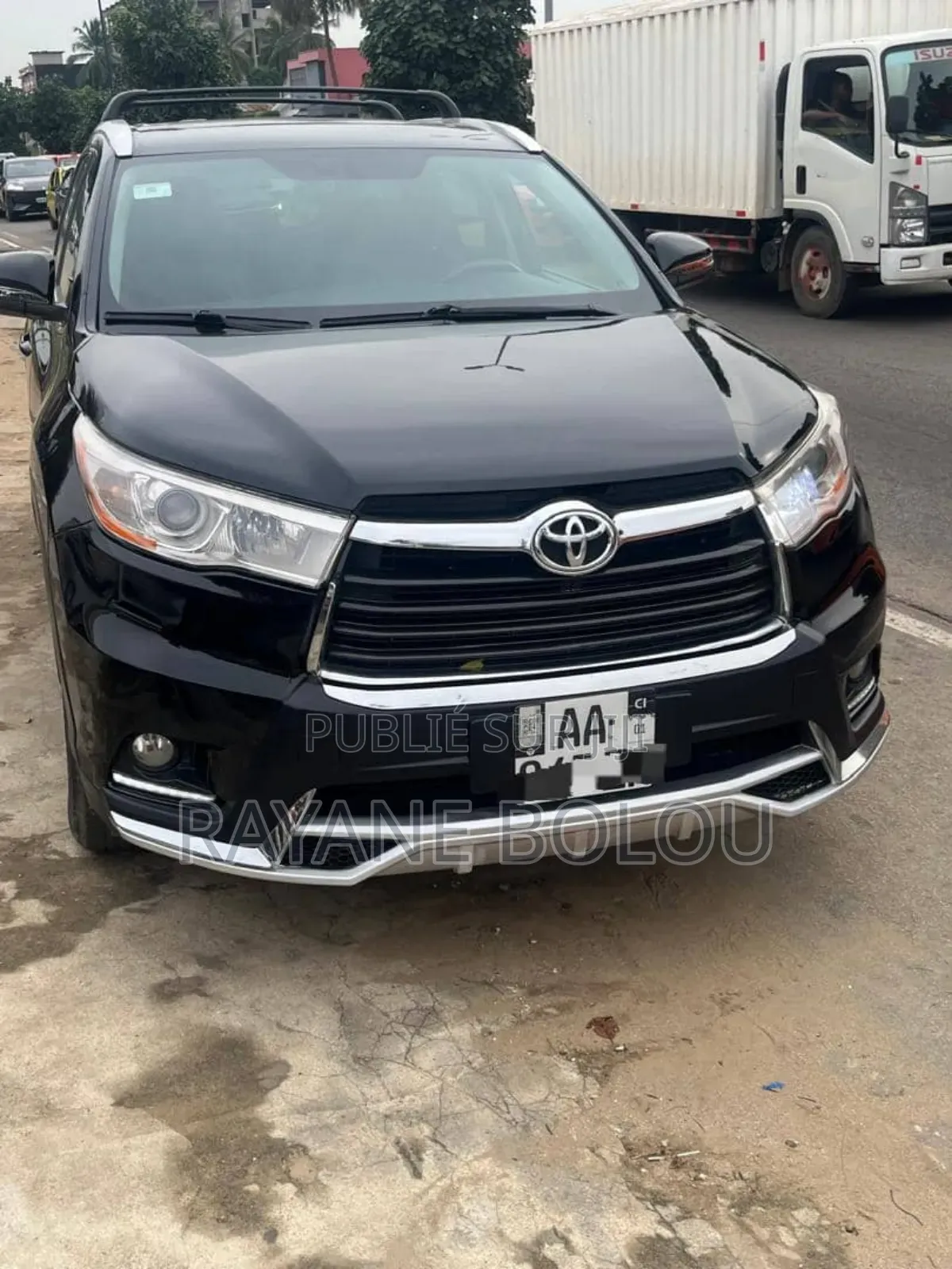 Toyota Highlander Limited V6 4x4 (3.5L 6cyl 6A) 2016 Noir