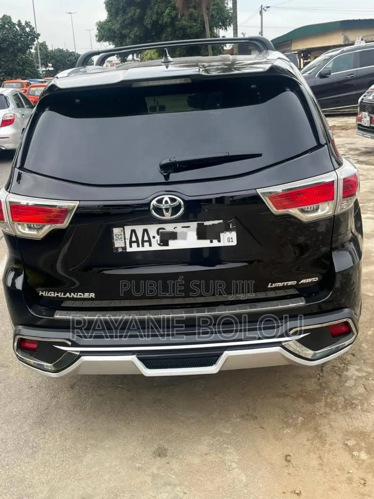 Toyota Highlander Limited V6 4x4 (3.5L 6cyl 6A) 2016 Noir