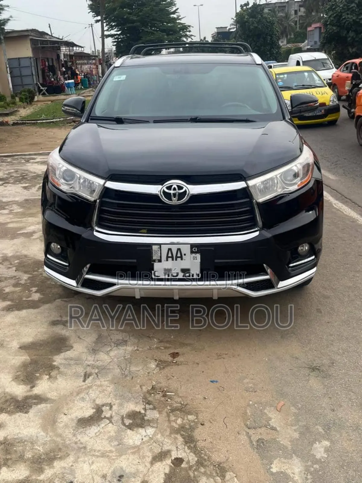 Toyota Highlander Limited V6 4x4 (3.5L 6cyl 6A) 2016 Noir