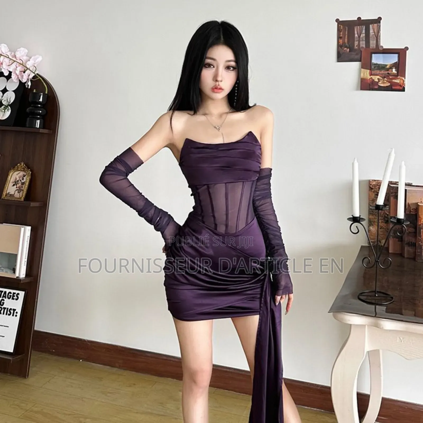 Robe Bustier Violette