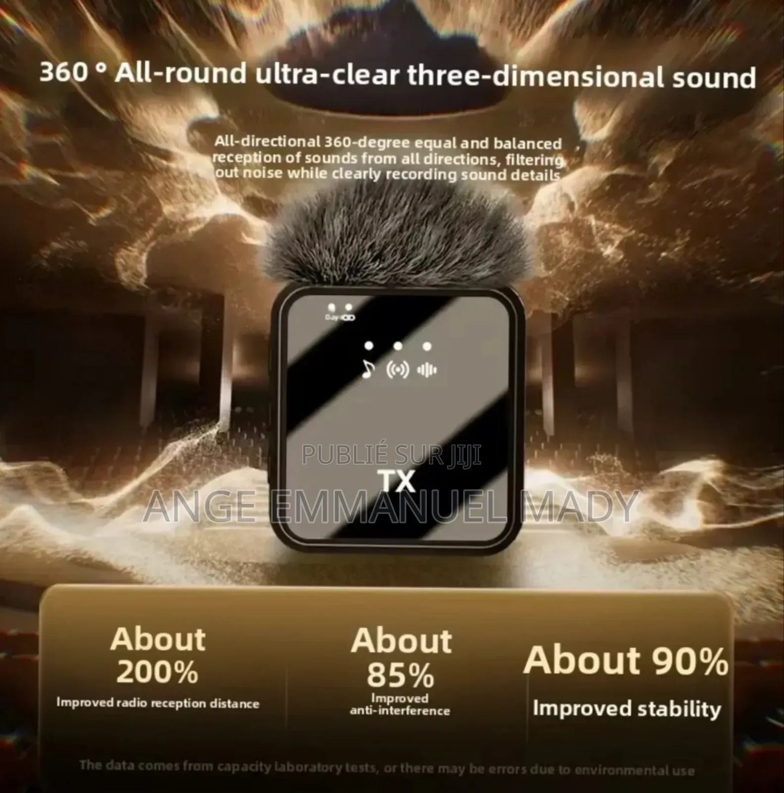 Micro Cravate Sans Fil 3en1