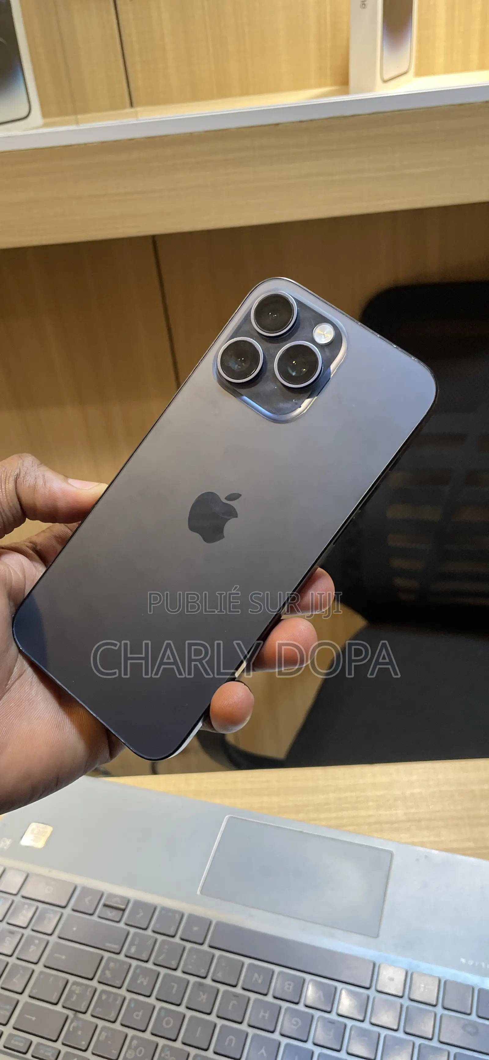 Apple iPhone 15 Pro Max 256 GB Noir