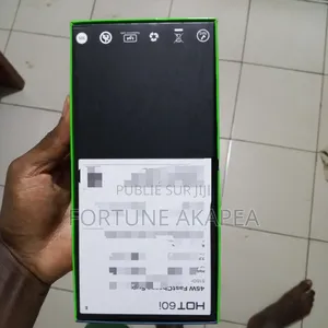 Nouveau Infinix Hot 60i 128 GB Noir