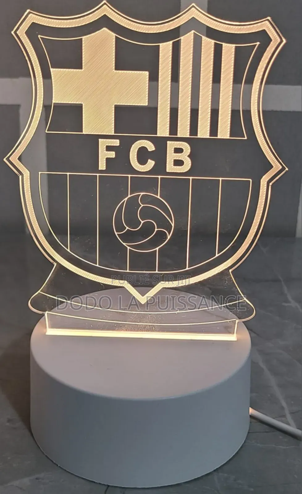 Fans Du Football Lampe Led 3d